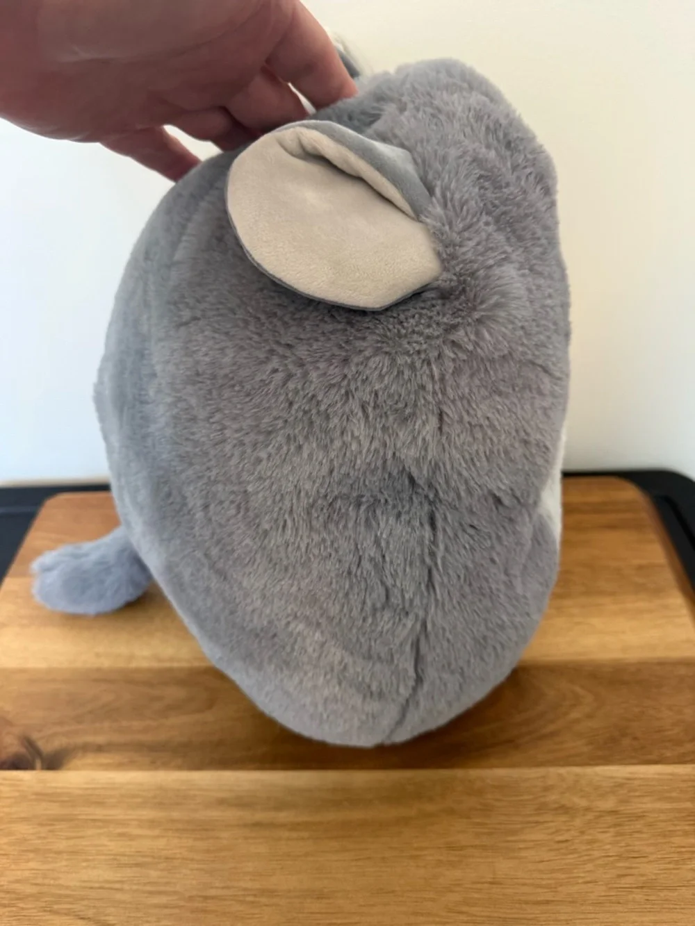 Squishmallows Grey and Cream Cute Plush Pet Toy